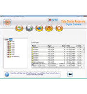 Software Screenshot Da Recuperação Dos Dados Da Câmera De Digital