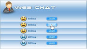 Multi operator ASP chat script software Screenshot