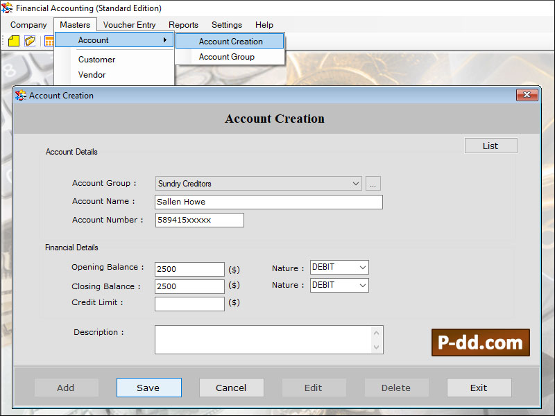 Screenshot of Billing and Inventory Management Tool 2.0.1.5