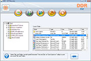 Software Screenshot De la Recuperación De los Datos del Fat