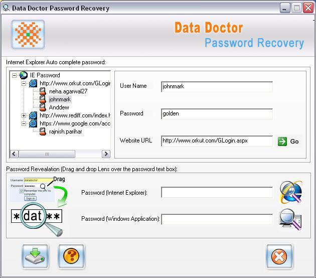Password application. Восстановление пароля утилита. Data Recovery программа. Recovery passphrase. Пароли в Explorer.