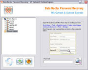 Software espresso Screenshot di recupero di parola d'accesso di prospettiva e di prospettiva